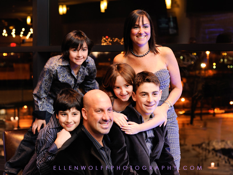 bar mitzvah family portraits at citifield