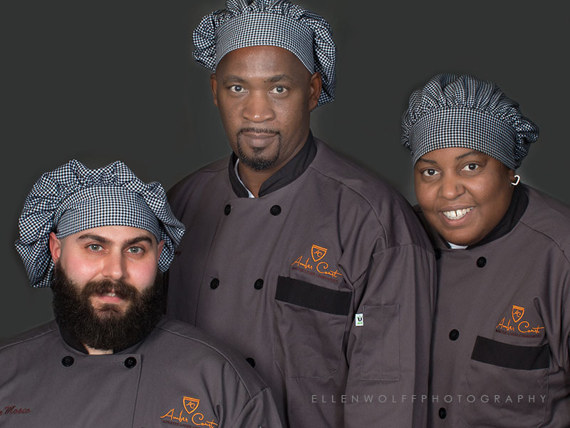photo of 3 chefs for marketing materials