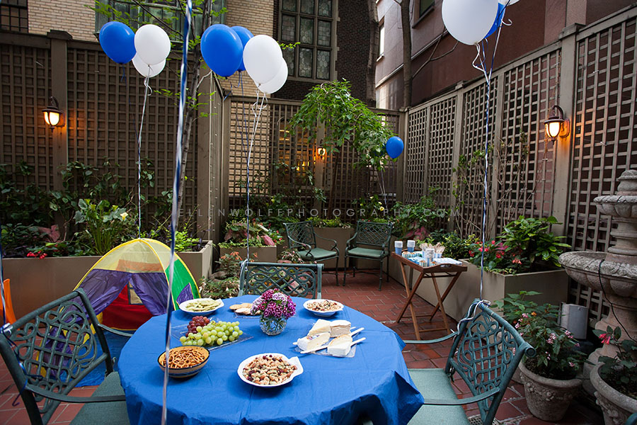 outdoor childrens birthday party photo