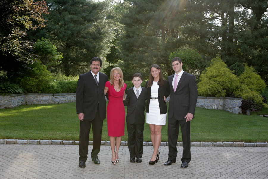formal family photo session on long island