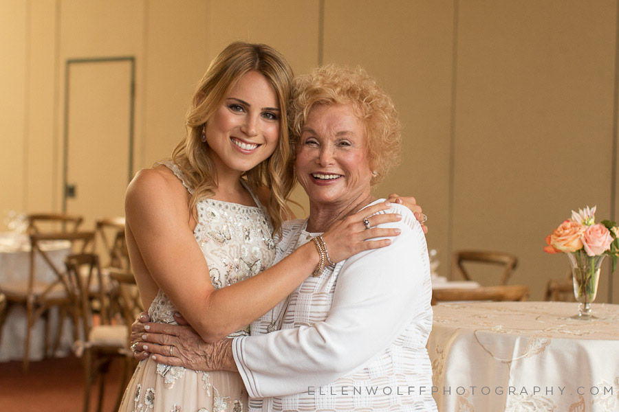the bride and her grandmother