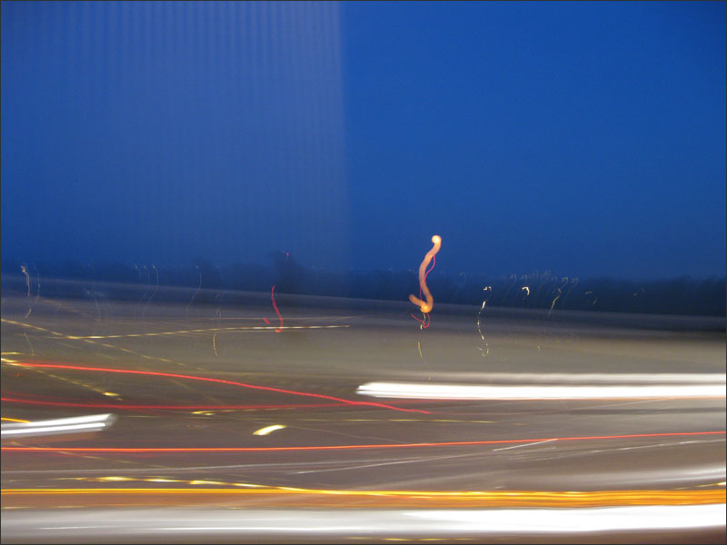 A just Full Moon as seen from the Whitestone Bridge