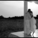wedding ceremony on a hamptons beach