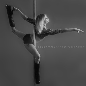 pole dancing portrait